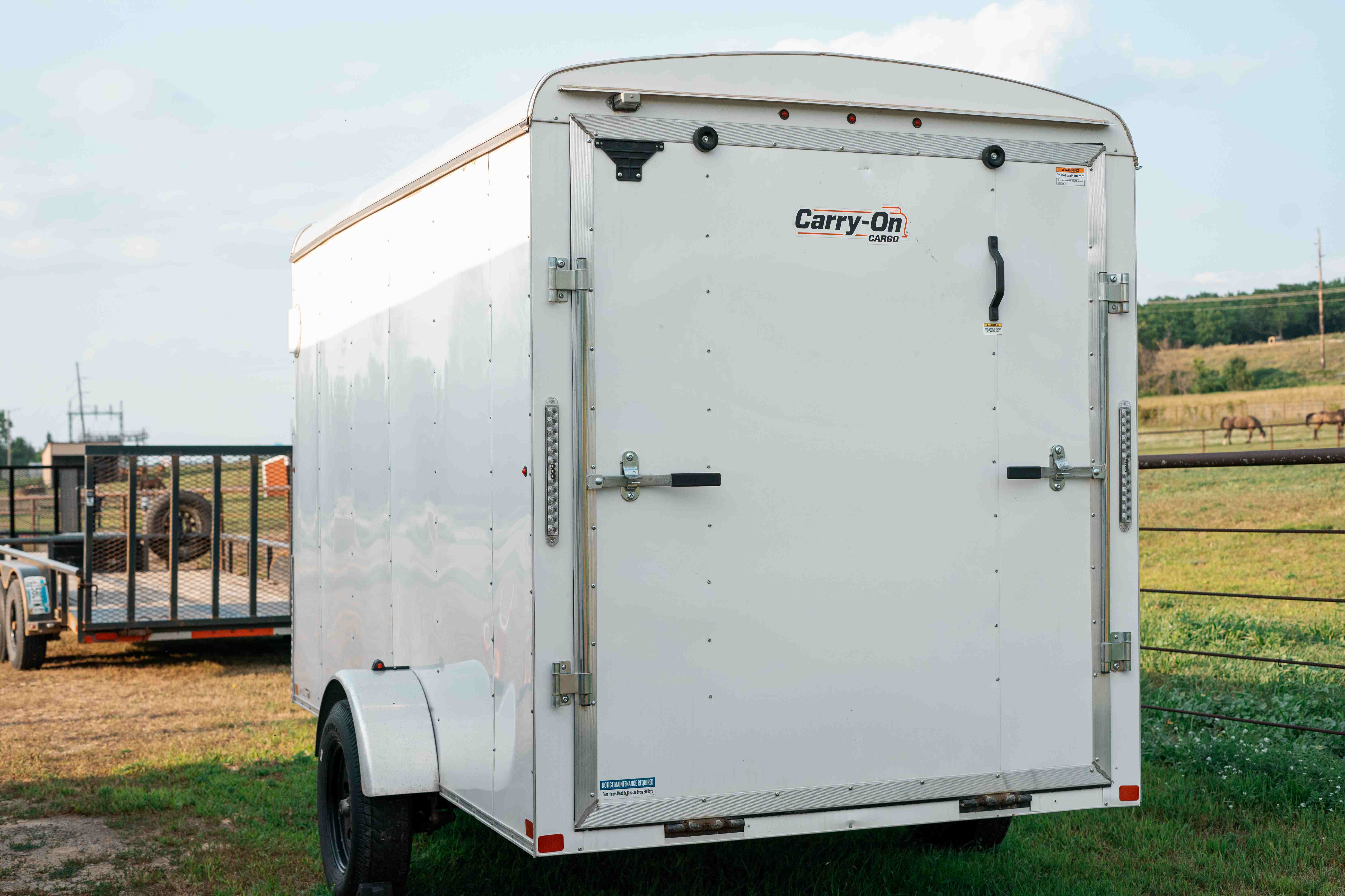 6x12 enclosed cargo trailer rental - secure weather-protected trailer for moving and storage in Cannon Falls, MN
